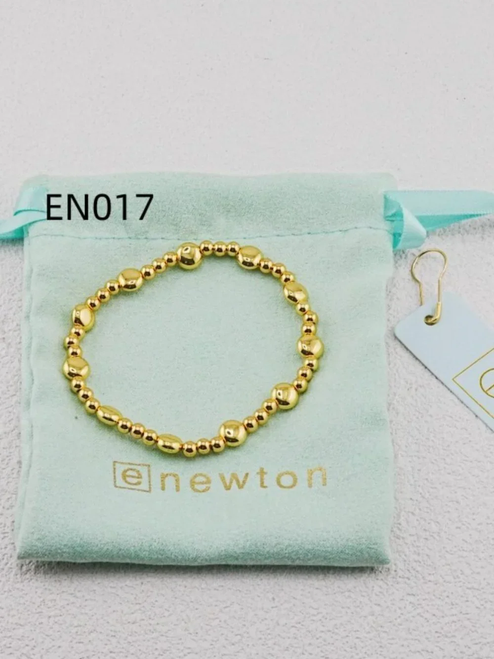 Enewton Gold Flat Oval Bead Spacer Bracelet